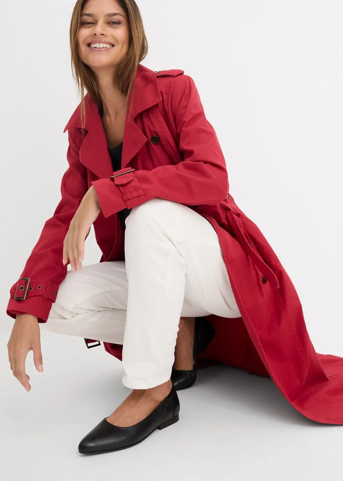 Jean Mom taille mi-haute, long