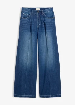 Jean palazzo très large, coton