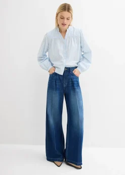 Jean palazzo très large, coton