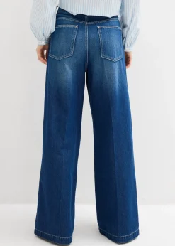 Jean palazzo très large, coton