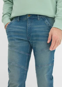 Jean regular et droit à taille extensible