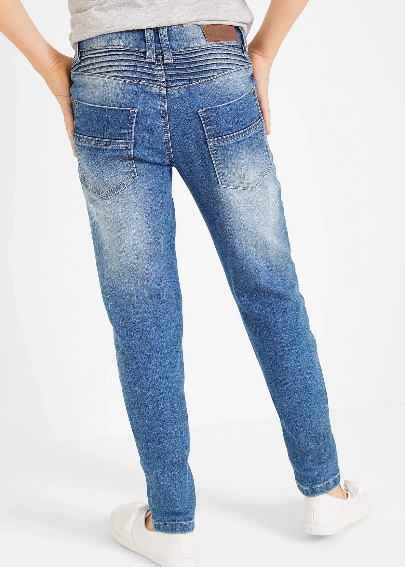 Jean skinny et extensible à taille réglable