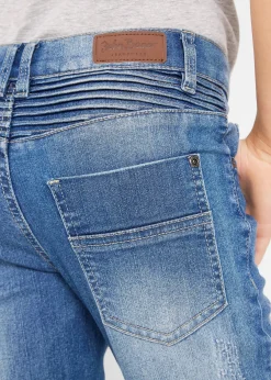 Jean skinny et extensible à taille réglable