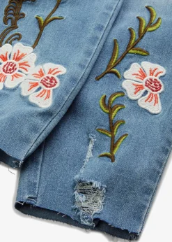 Jean skinny extensible à taille mi-haute