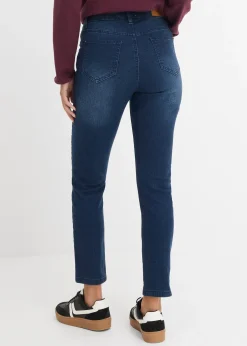 Jean skinny taille haute, cropped