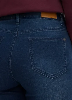 Jean skinny taille haute, cropped