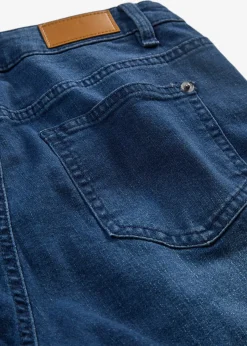 Jean skinny taille haute, cropped