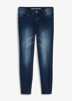 Jean skinny, taille mi-haute, raccourci