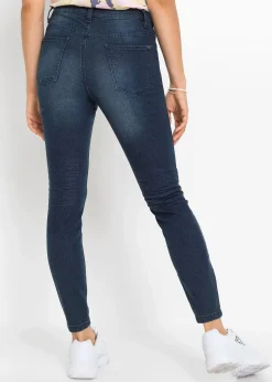 Jean skinny, taille mi-haute, raccourci