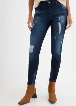 Jean skinny taille mi-haute, stretch