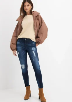 Jean skinny taille mi-haute, stretch