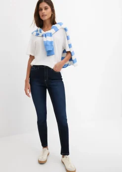 Jean skinny taille mi-haute, extensible