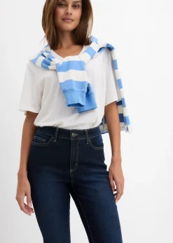 Jean skinny taille mi-haute, extensible