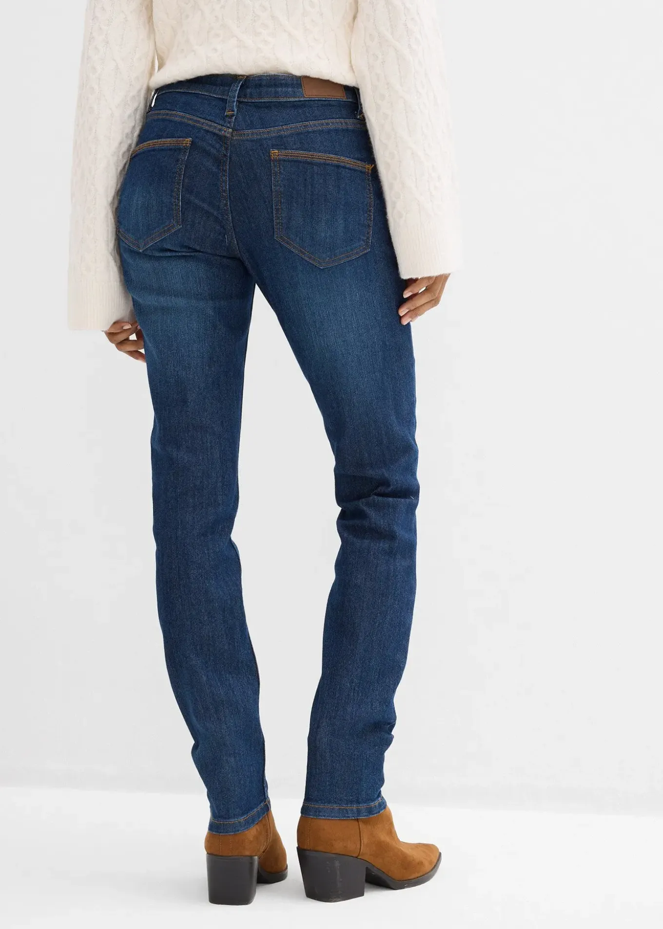 Jean skinny taille mi-haute, extensible
