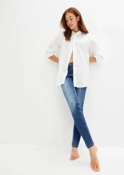 Jean skinny taille mi-haute, extensible