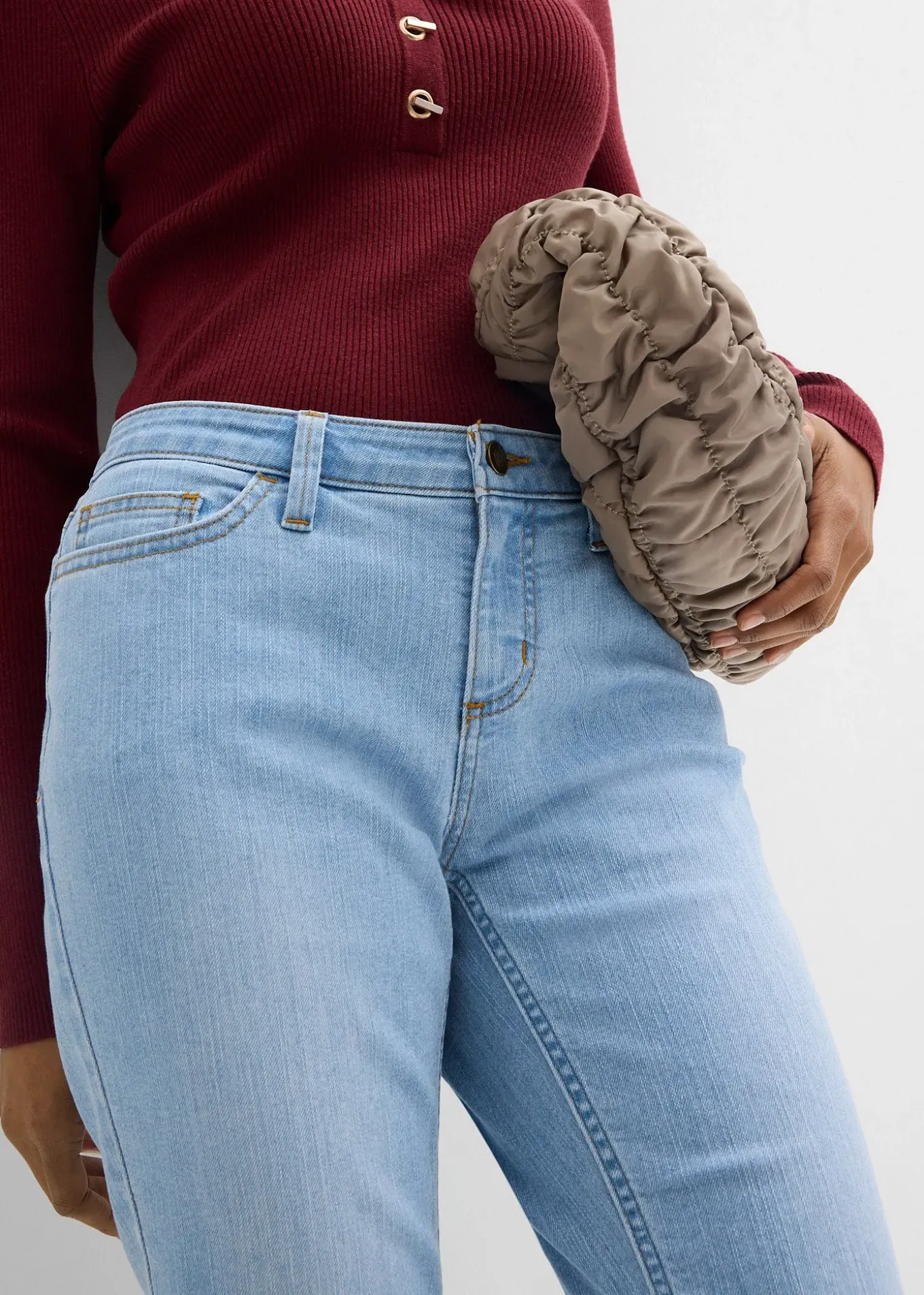 Jean skinny taille mi-haute, extensible