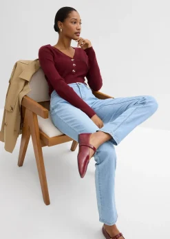 Jean skinny taille mi-haute, extensible