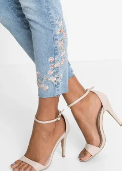 Jean skinny taille mi-haute, raccourci