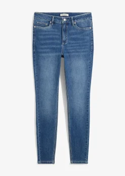 Jean skinny taille mi-haute, cropped