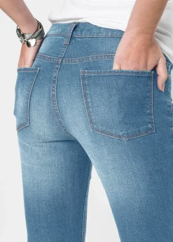 Jean skinny, taille mi-haute, raccourci