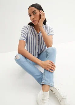 Jean skinny taille mi-haute, extensible