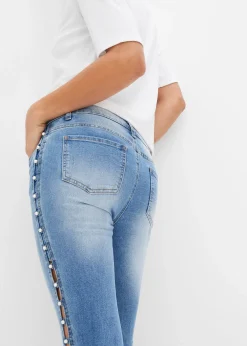 Jean skinny taille mi-haute, extensible