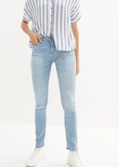 Jean skinny taille mi-haute, extensible