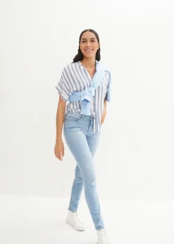 Jean skinny taille mi-haute, extensible