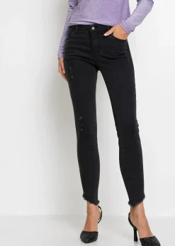 Jean skinny taille mi-haute, extensible