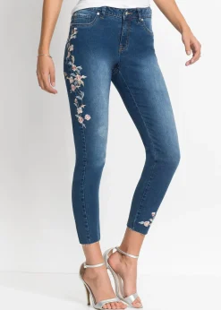 Jean skinny taille mi-haute, raccourci
