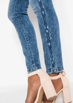 Jean skinny taille mi-haute, extensible