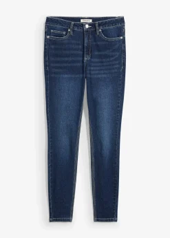 Jean skinny taille mi-haute, cropped