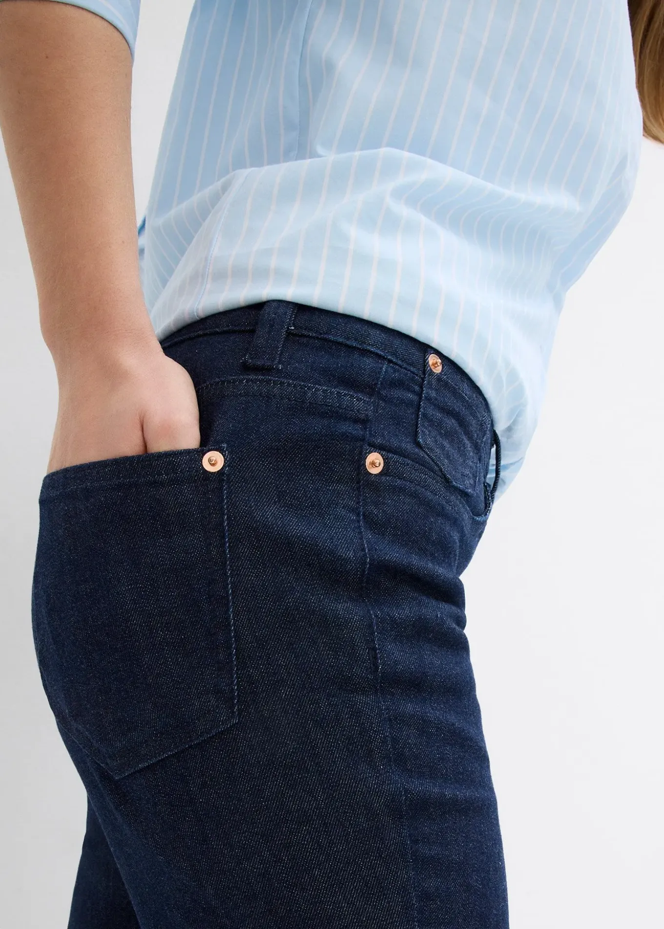 Jean skinny taille mi-haute