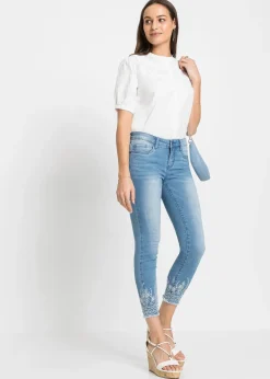 Jean skinny, taille mi-haute