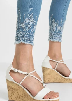 Jean skinny, taille mi-haute