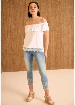 Jean skinny, taille mi-haute