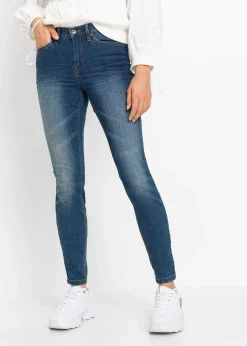 Jean skinny, taille mi-haute, raccourci