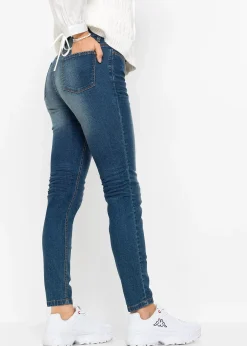 Jean skinny, taille mi-haute, raccourci