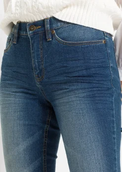 Jean skinny, taille mi-haute, raccourci