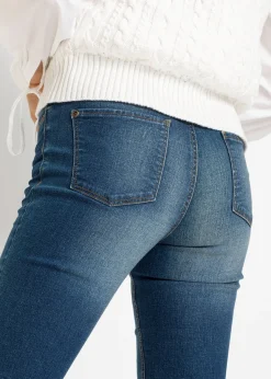 Jean skinny, taille mi-haute, raccourci