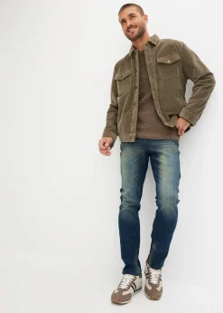 Jean slim extensible et léger, droit