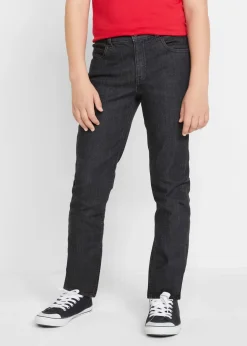 Jean slim extensible, taille réglable, droit