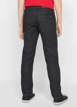 Jean slim extensible, taille réglable, droit