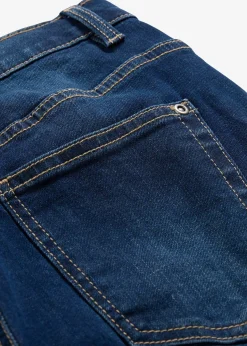 Jean slim extensible, taille réglable, droit