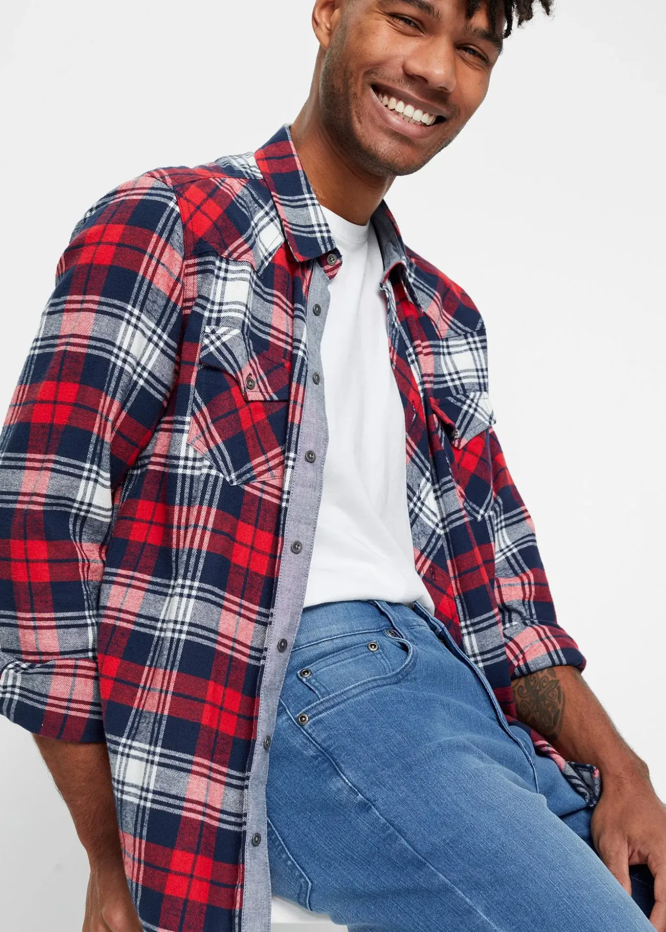 Jean slim léger, droit