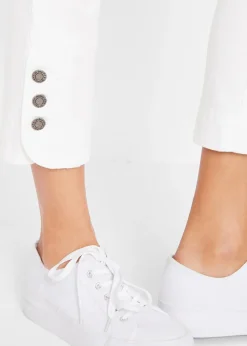 Jean slim mid waist, cropped