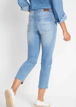 Jean slim taile mi-haute, raccourci