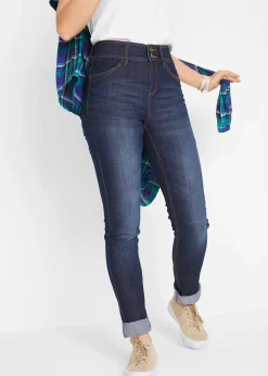 Jean slim taille haute, extensible et confortable