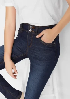 Jean slim taille haute, extensible et confortable