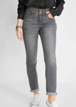 Jean slim taille haute, extensible et confortable